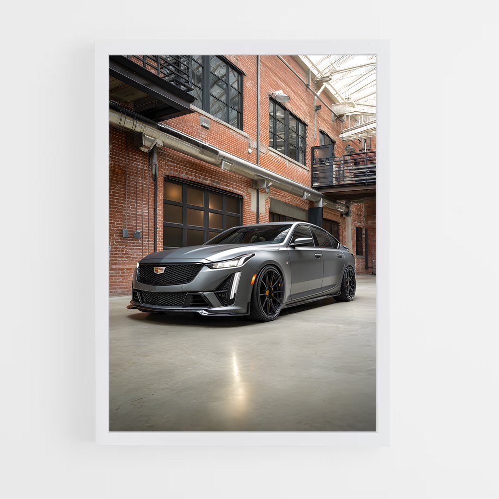 Poster Garage Élévé – affiche Cadillac (vue 3)